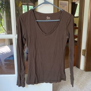 Staple brown long sleeve